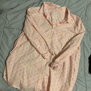 Gap XL fitted bf shirt ls